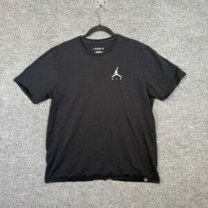 Jordan Tshirt Mens XL Black Jumpman Air Logo Short Sleeve Standard Fit Casual